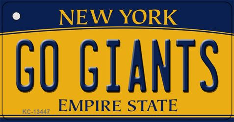 Go Giants Novelty Metal Key Chain KC-13447
