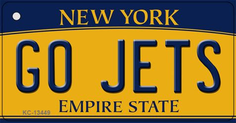 Go Jets Novelty Metal Key Chain KC-13449