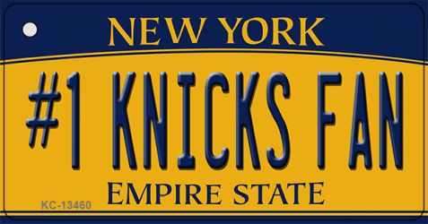 Number 1 Knicks Fan Novelty Metal Key Chain KC-13460