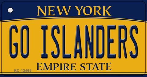 Go Islanders Novelty Metal Key Chain KC-13465