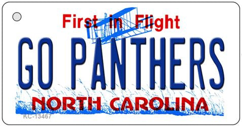 Go Panthers Novelty Metal Key Chain KC-13467