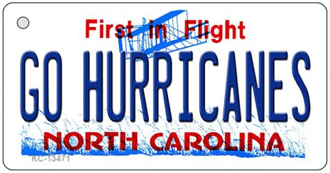 Go Hurricanes Novelty Metal Key Chain KC-13471