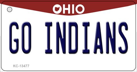 Go Indians Novelty Metal Key Chain KC-13477