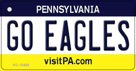Go Eagles Novelty Metal Key Chain KC-13489