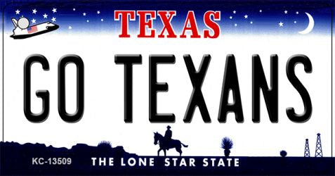 Go Texans Novelty Metal Key Chain KC-13509