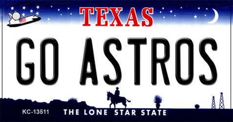 Go Astros Novelty Metal Key Chain KC-13511