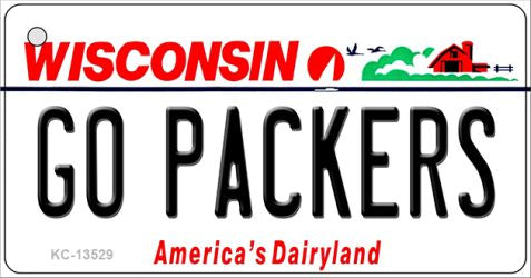 Go Packers Novelty Metal Key Chain KC-13529