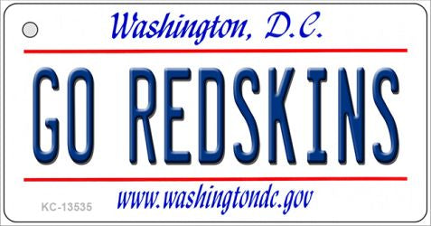 Go Redskins Novelty Metal Key Chain KC-13535