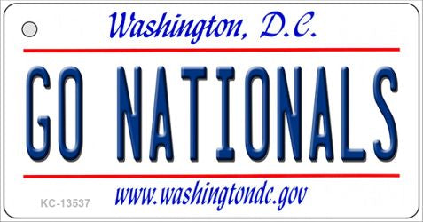 Go Nationals Novelty Metal Key Chain KC-13537