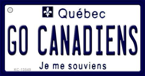 Go Canadiens Novelty Metal Key Chain KC-13549