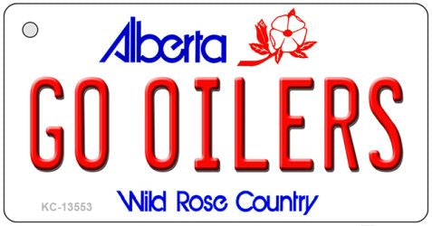 Go Oilers Novelty Metal Key Chain KC-13553