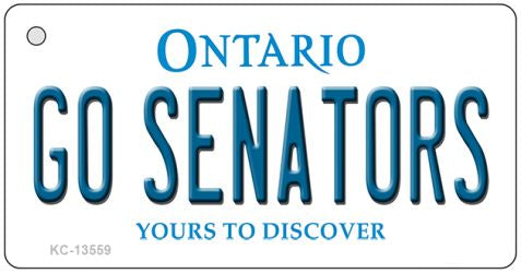 Go Senators Novelty Metal Key Chain KC-13559