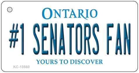 Number 1 Senators Fan Novelty Metal Key Chain KC- 13560