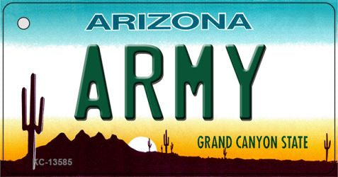 Army Arizona Novelty Metal Key Chain KC-13585