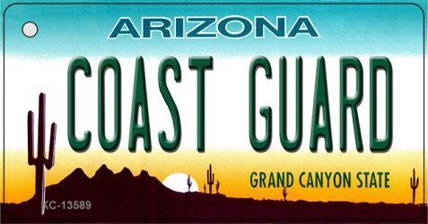 Coast Guard Arizona Novelty Metal Key Chain KC-13589