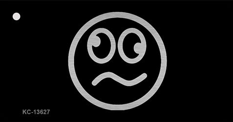 Loopy Black Novelty Metal Key Chain KC-13627