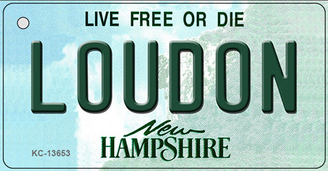 Loudon New Hampshire Novelty Metal Key Chain KC-13653