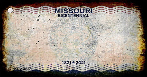 Missouri Bicentennial Novelty Metal Key Chain KC-13655