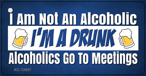 Im A Drunk Novelty Metal Key Chain KC-13657