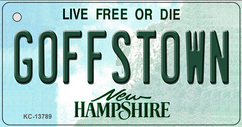 Goffstown New Hampshire Novelty Metal Key Chain KC-13789