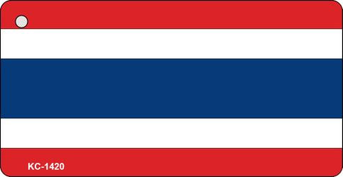 Thailand Flag Novelty Aluminum Key Chain KC-1420