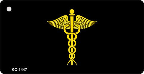 Caduceus Novelty Aluminum Key Chain KC-1447