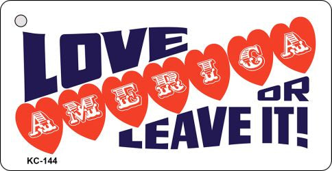 Love America Novelty Aluminum Key Chain KC-144