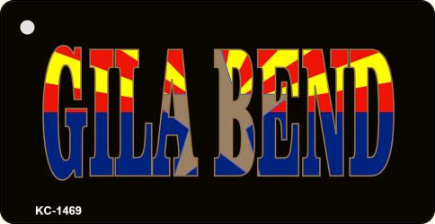 Gila Bend Arizona State Colors Novelty Aluminum Key Chain KC-1469