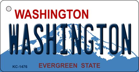 Washington State Novelty Metal Key Chain KC-1476