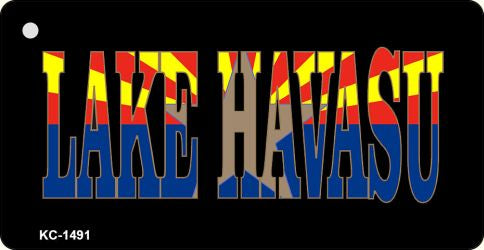 Lake Havasu Arizona State Colors Novelty Aluminum Key Chain KC-1491