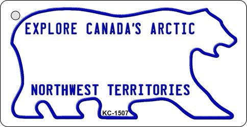 Northwest Territories Blank Novelty Metal Key Chain KC-1507