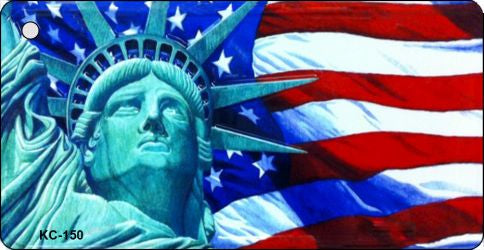 Lady Liberty Novelty Aluminum Key Chain KC-150