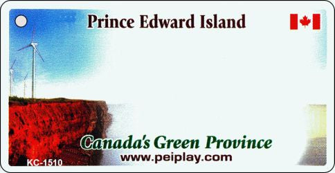 Prince Edward Island Blank Novelty Metal Key Chain KC-1510
