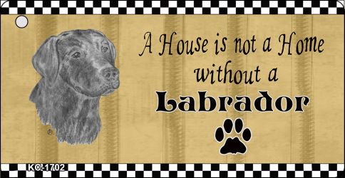Labrador Pencil Sketch Novelty Metal Key Chain KC-1702