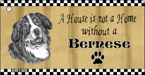 Bernese Pencil Sketch Novelty Metal Key Chain KC-1728