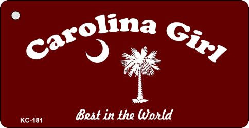 Carolina Girl Novelty Aluminum Key Chain KC-181
