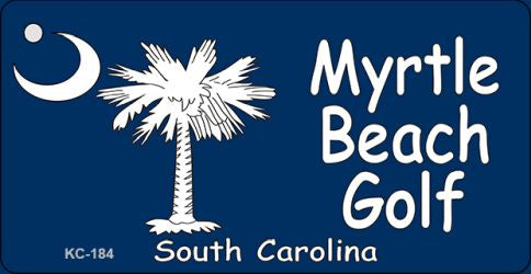 Myrtle Beach Golf Novelty Aluminum Key Chain KC-184