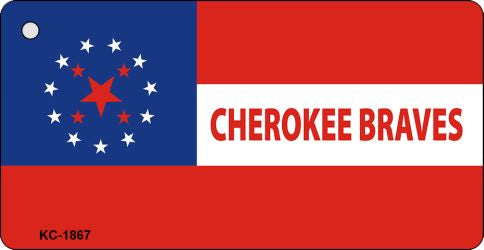 Cherokee Braves Novelty Aluminum Key Chain KC-1867