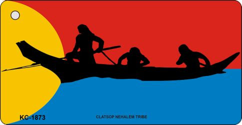 Clatsop Nehalem Tribe Novelty Aluminum Key Chain KC-1873