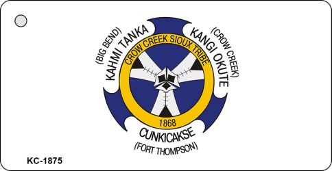 Crow Creek Sioux Tribe Novelty Aluminum Key Chain KC-1875