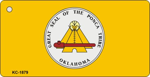 Ponca Tribe Novelty Aluminum Key Chain KC-1879
