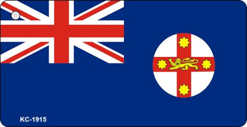 New South Wales Flag Novelty Aluminum Key Chain KC-1915