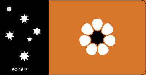 Northern Territory Flag Novelty Aluminum Key Chain KC-1917