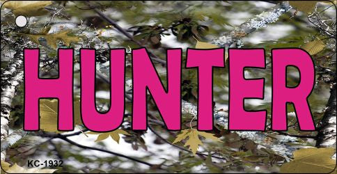 Hunter Camo Pink Novelty Aluminum Key Chain KC-1932