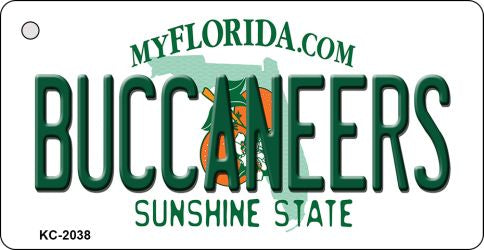 Buccaneers Florida State License Plate Tag Key Chain KC-2038