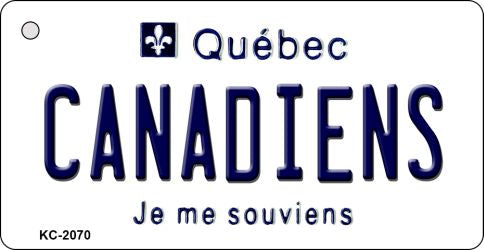 Canadiens Quebec State License Plate Tag Key Chain KC-2070