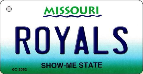 Royals Missouri State License Plate Tag Key Chain KC-2093