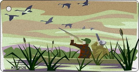 Duck Hunting Novelty Aluminum Key Chain KC-2126