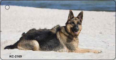 German Shepherd Novelty Metal Key Chain KC-2169