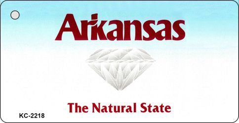 Arkansas State Blank Novelty Metal Key Chain KC-2218